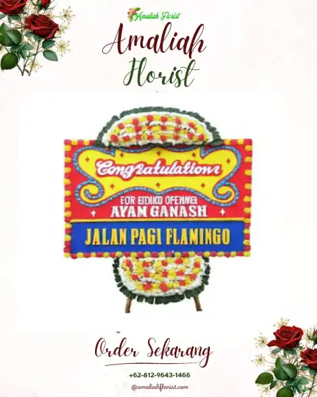 Sewa Papan Bunga Tiom